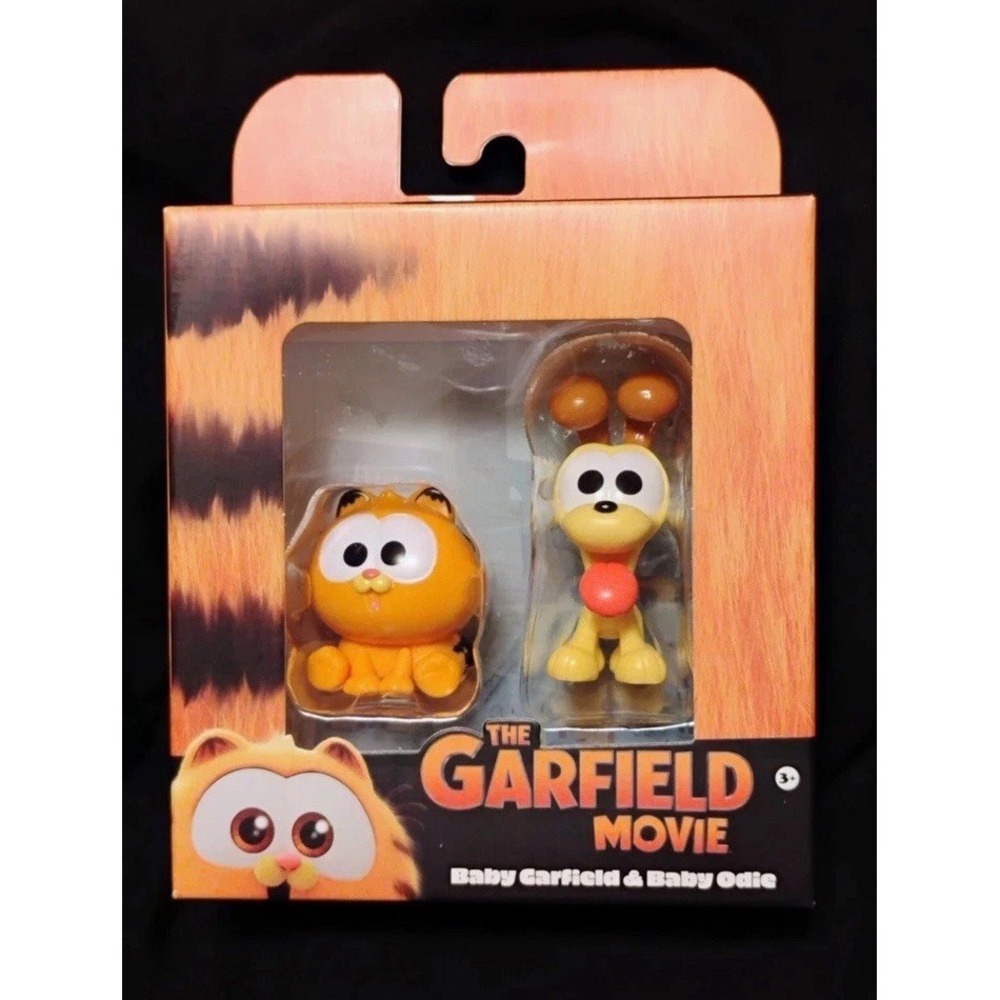 The Garfield Movie Baby‎ Garfield & Odie Collectible (2) Figures NEW